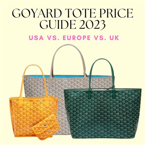 goyard tote buy uk|goyard tote bag price 2023.